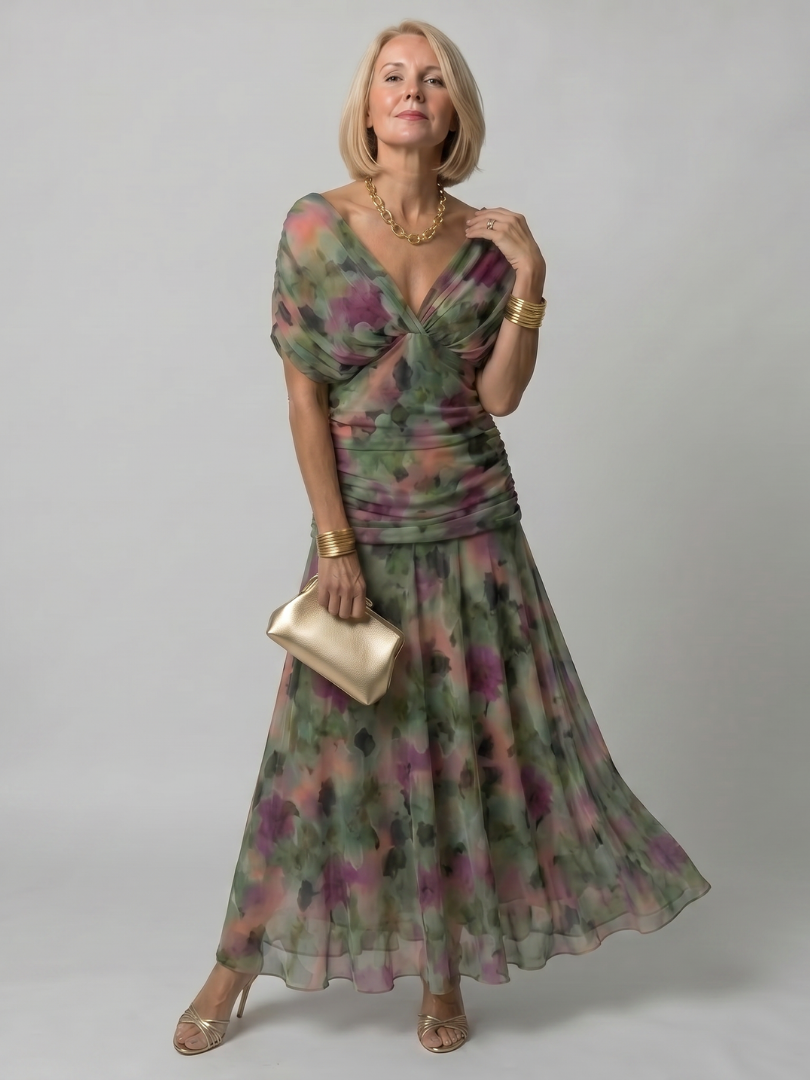 Daniela | Printed Flow Midi Dress