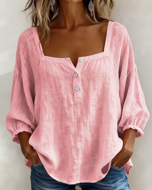 Mia | Comfy Summer Sleeve Shirt