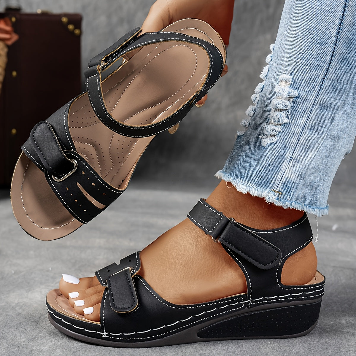 Camilla | Orthopedic Wedge Sandals
