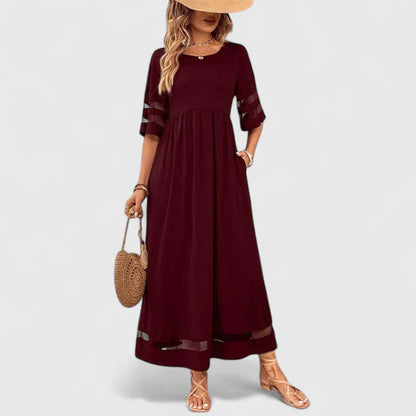 Delymarina - Elegant Midi Dress