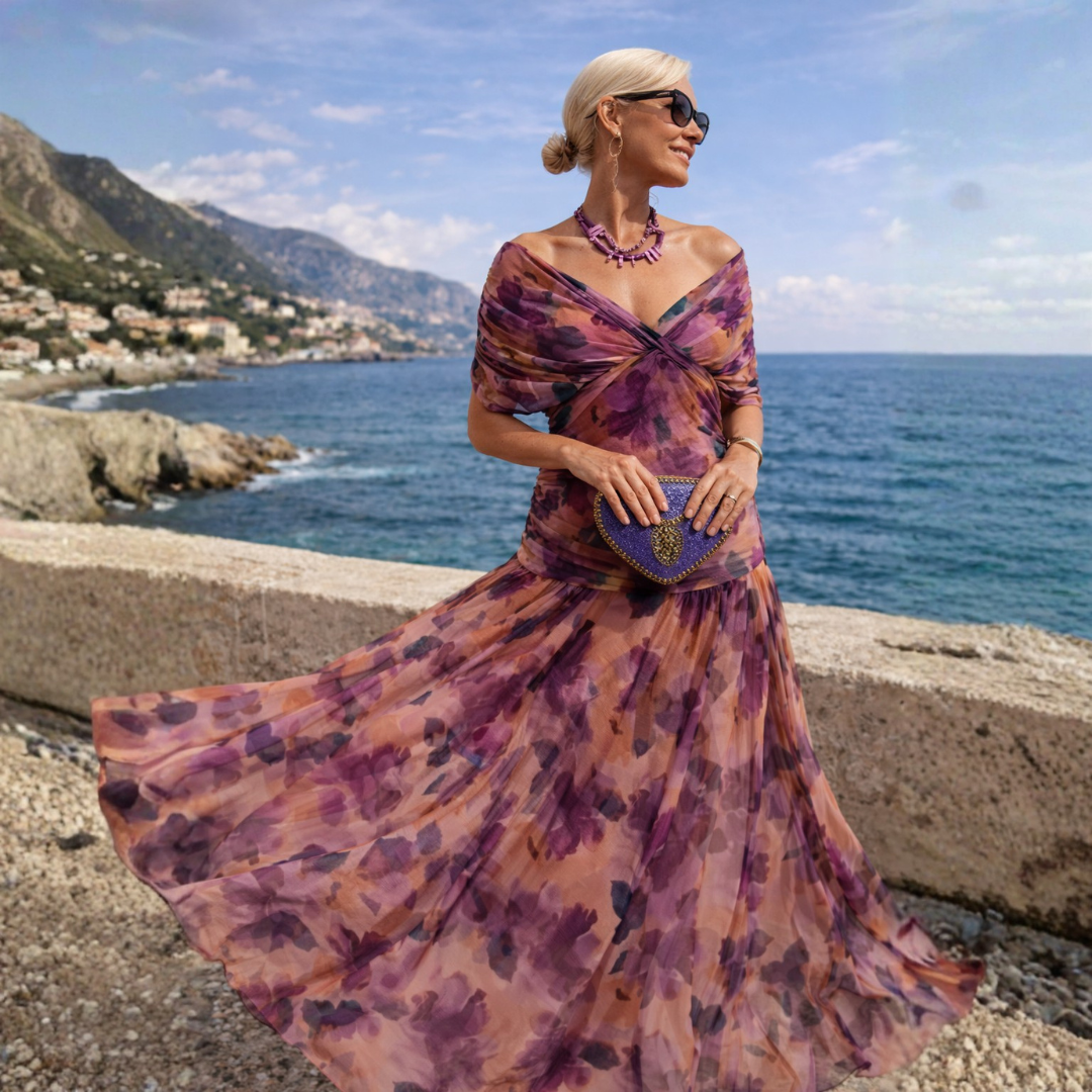 Bella | Off Shoulder Maxi Dress