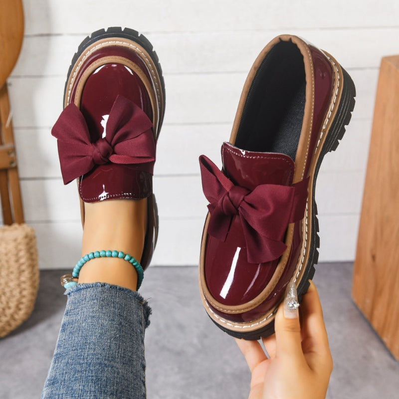 Celine | Chunky Bowknot Loafers