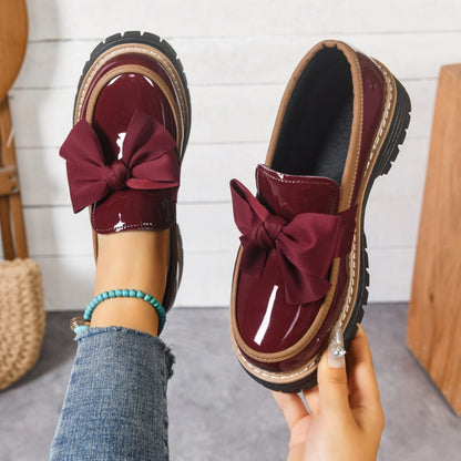 Celine | Chunky Bowknot Loafers
