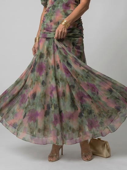 Daniela | Printed Flow Midi Dress