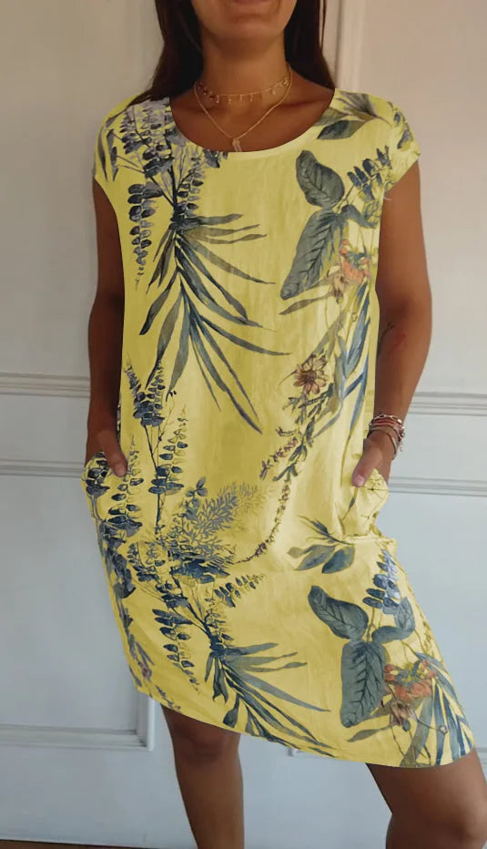 Camela | Printed  Mini Dress