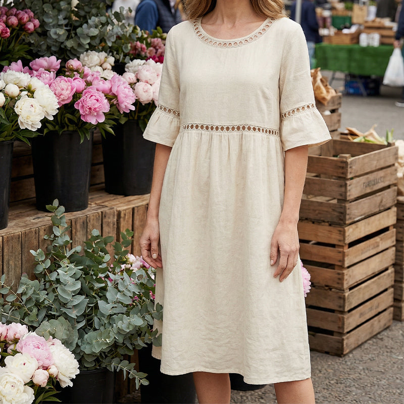 Mariselle | Cozy Cotton-Linen Dress