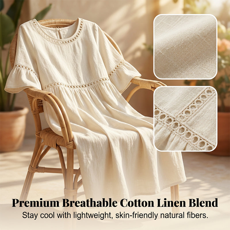 Mariselle | Cozy Cotton-Linen Dress