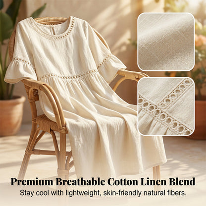 Mariselle | Cozy Cotton-Linen Dress
