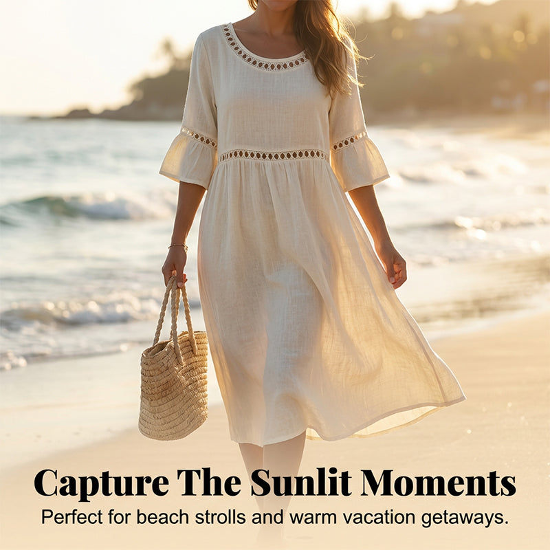 Mariselle | Cozy Cotton-Linen Dress