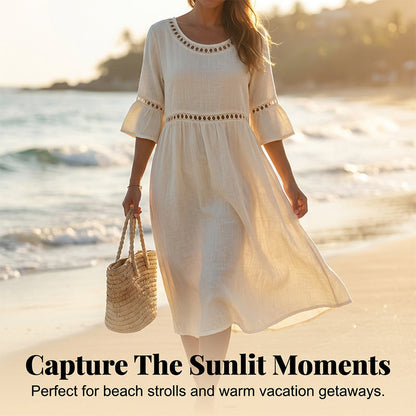 Mariselle | Cozy Cotton-Linen Dress