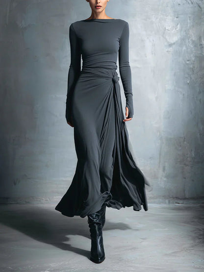 Naiara™ | Maxi Dress with Side Knot