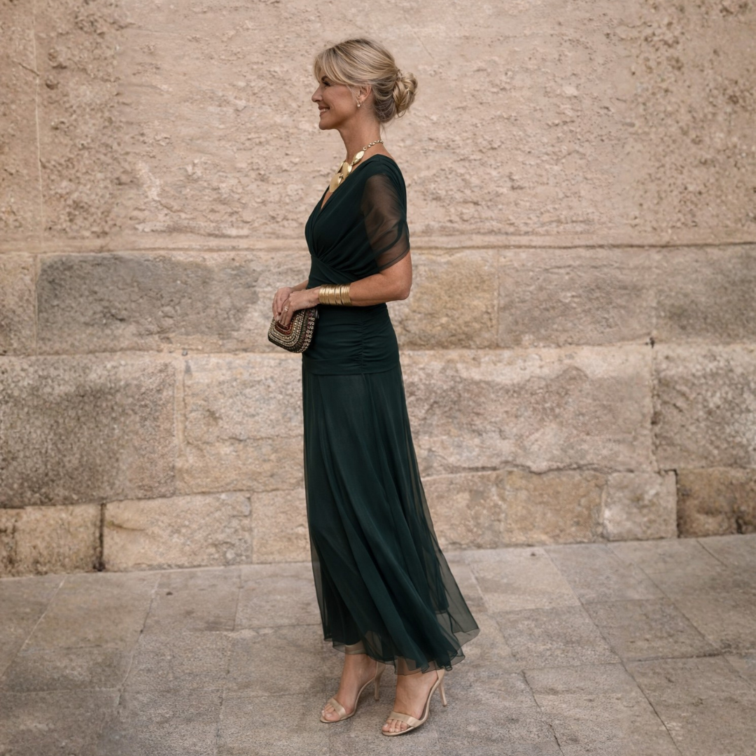 Nila | Off Shoulder Maxi Dress
