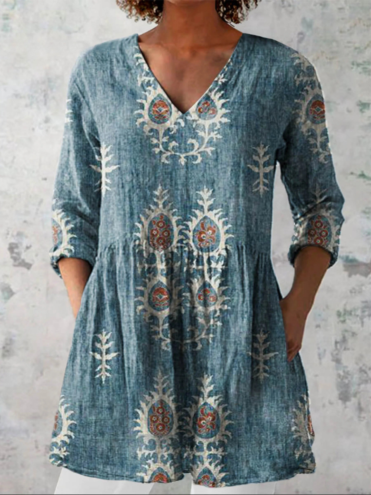 Evania | Casual Elegant Long Blouse