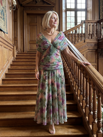 Daniela | Printed Flow Midi Dress