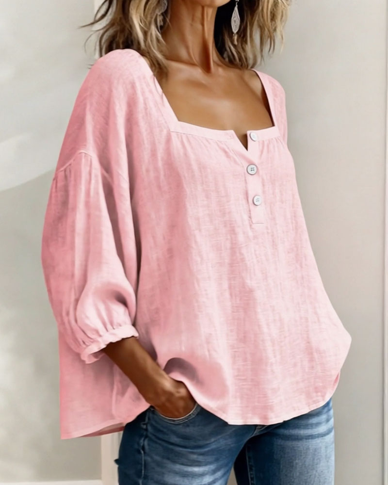 Mia | Comfy Summer Sleeve Shirt