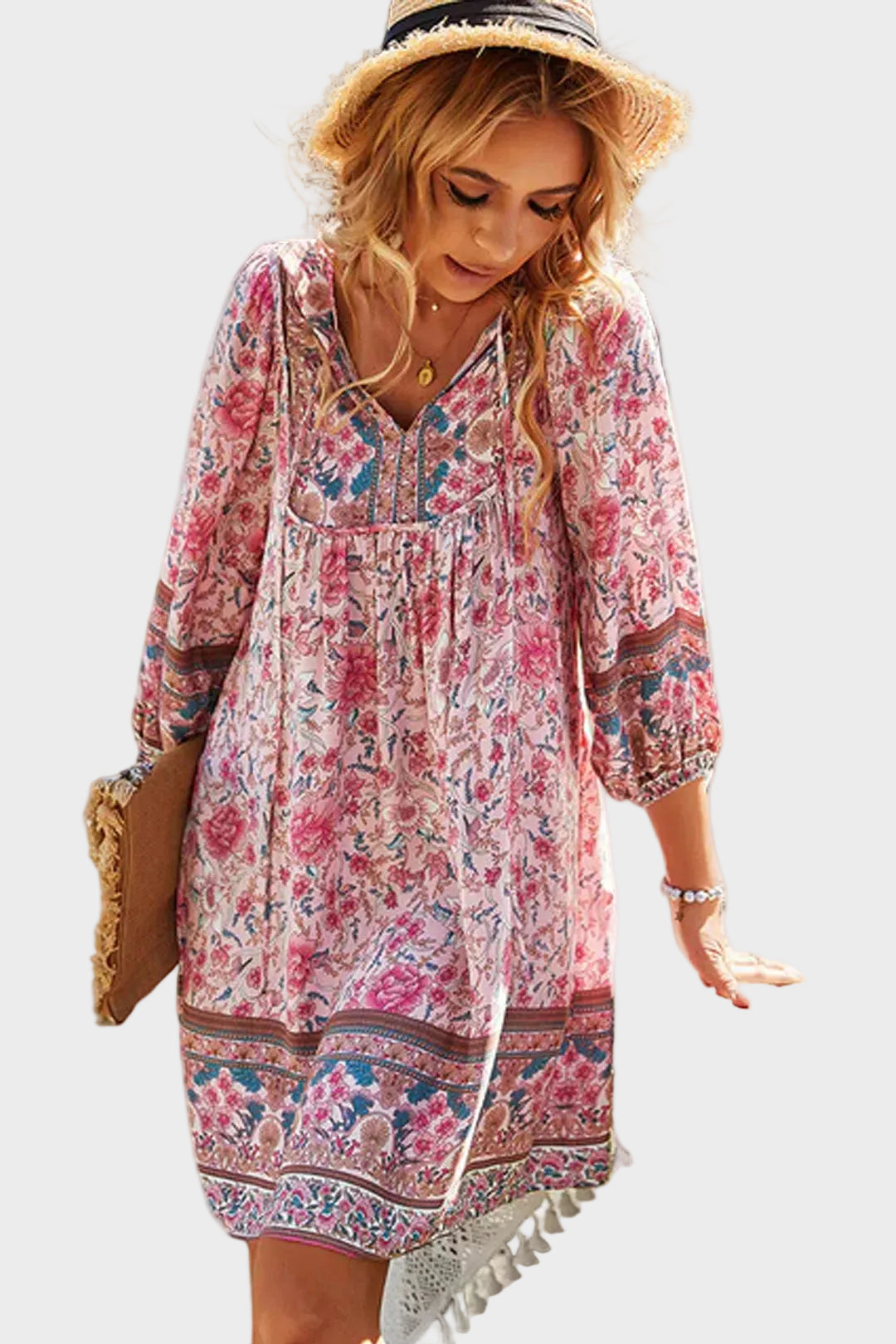 Karlie | Boho Mini Dress