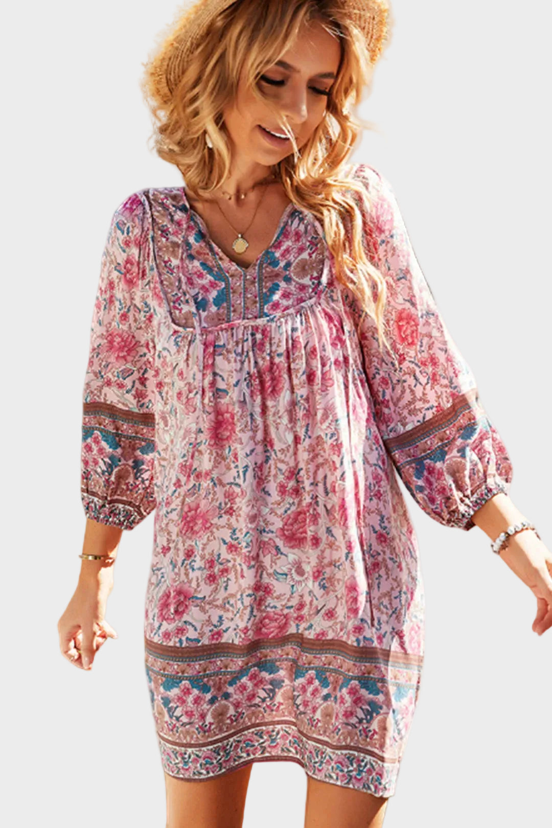 Karlie | Boho Mini Dress