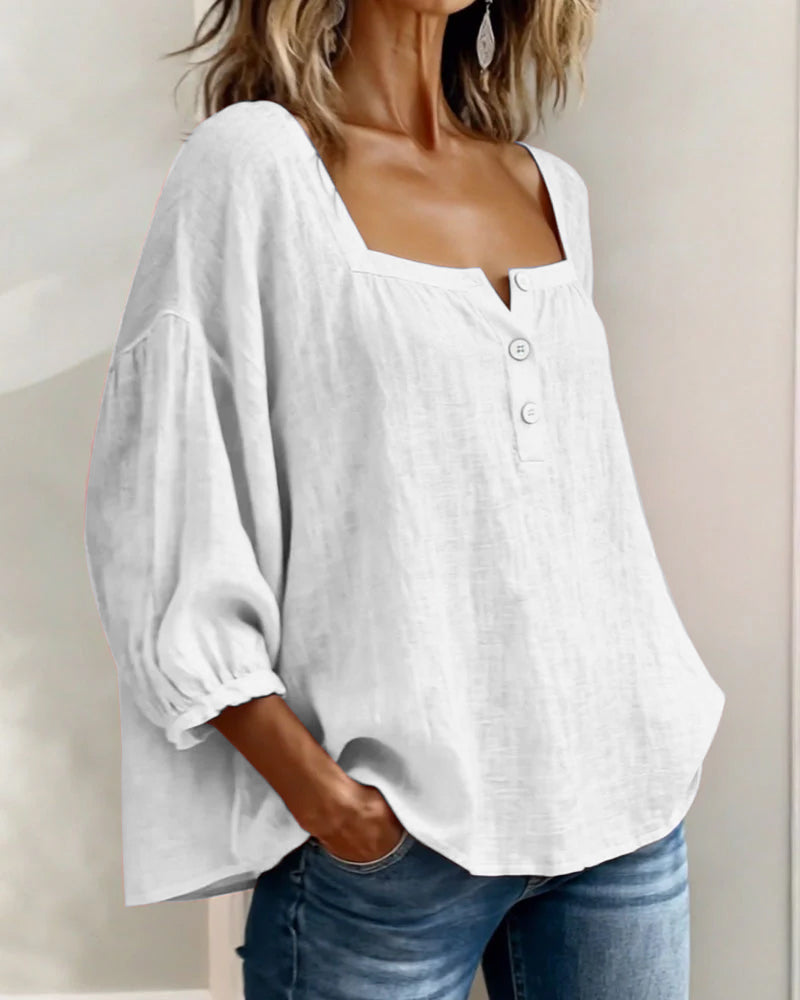 Mia | Comfy Summer Sleeve Shirt