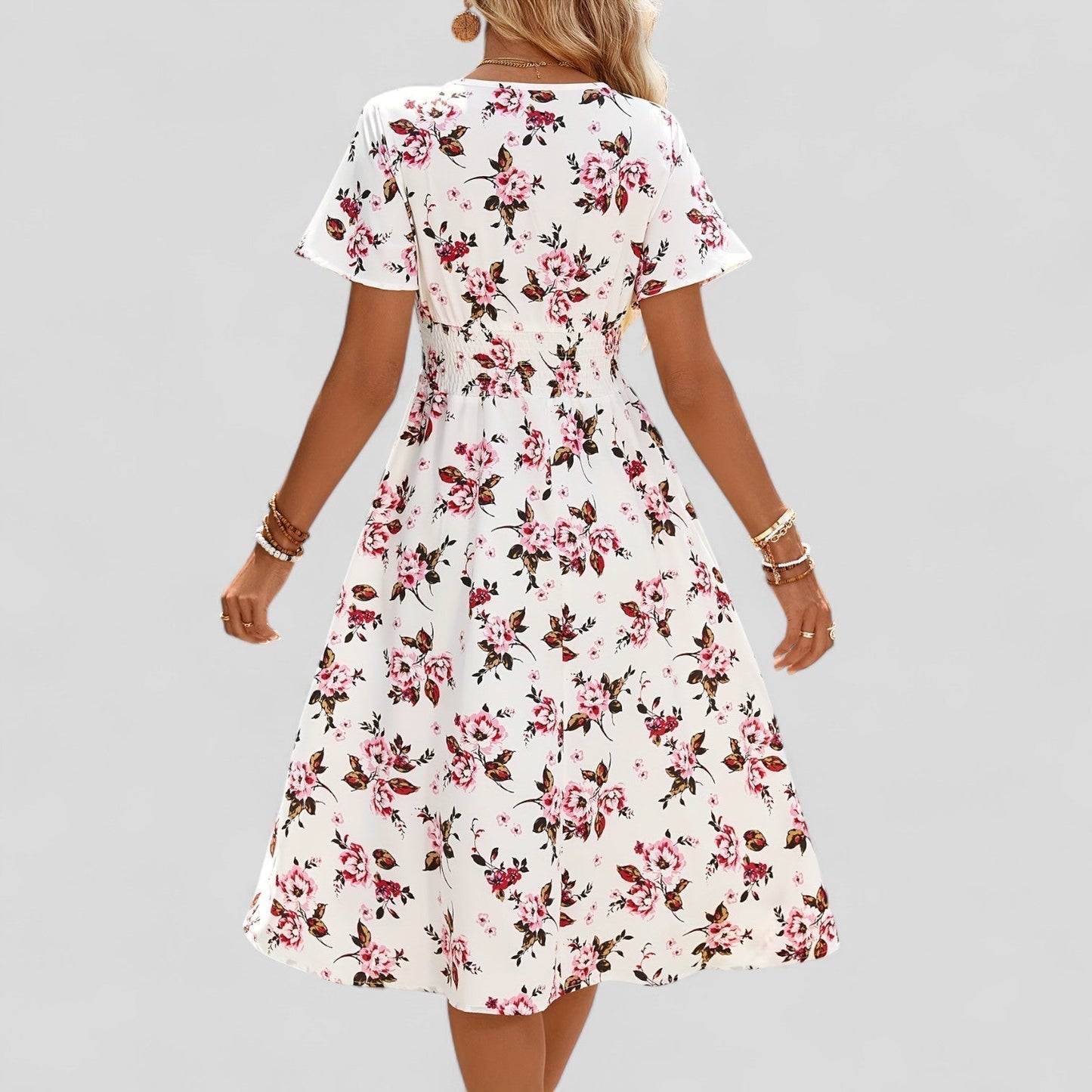 Gretalise - Comfortable Summer Midi Dress