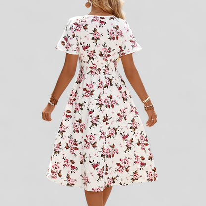 Gretalise - Comfortable Summer Midi Dress