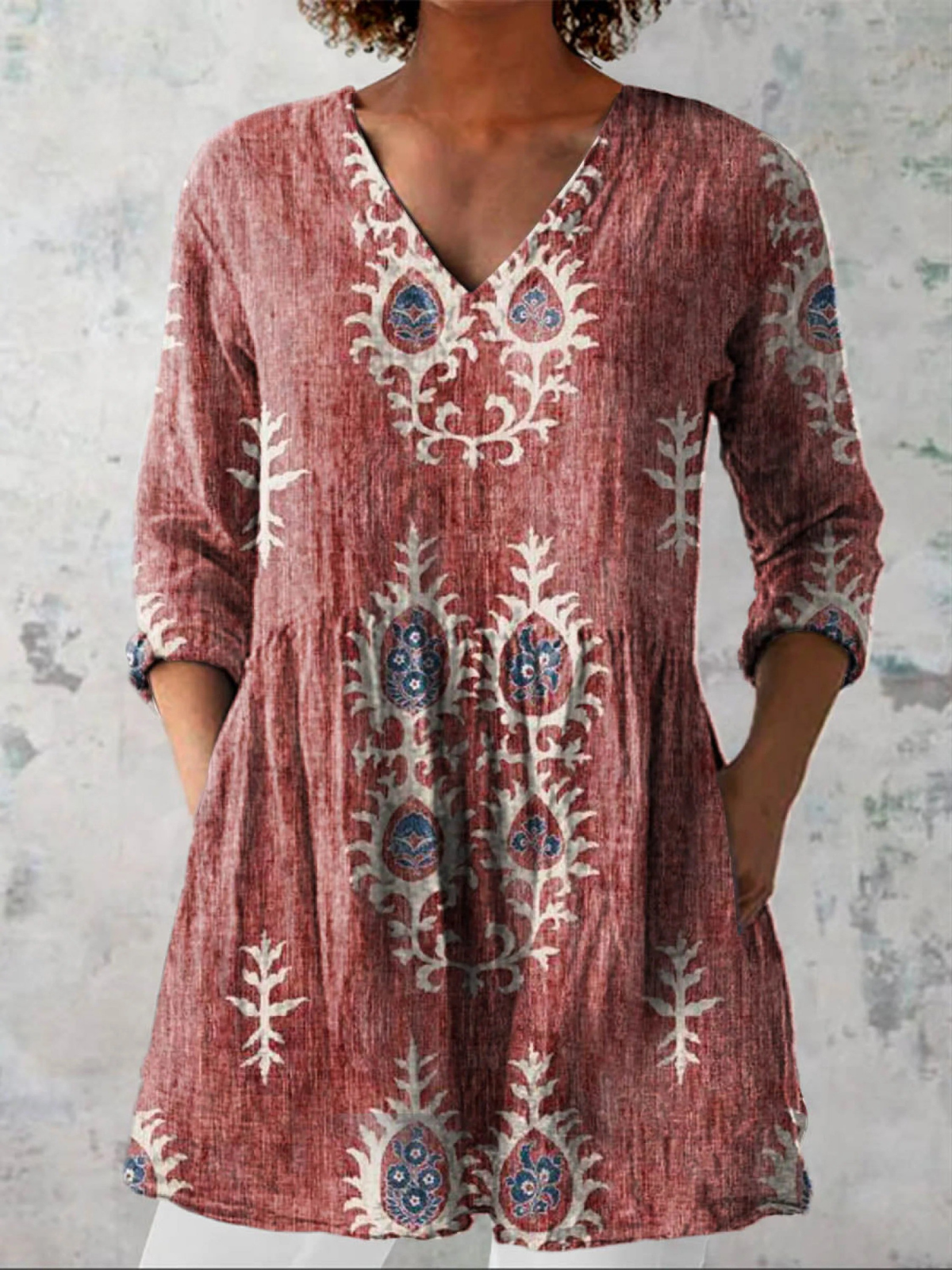 Evania | Casual Elegant Long Blouse