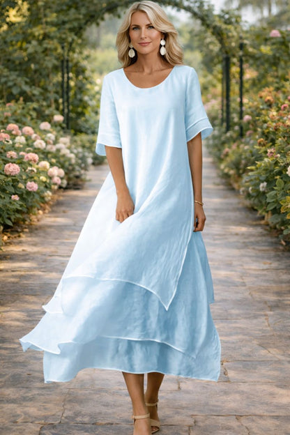 Aria | Fluid Tiered Maxi Dress