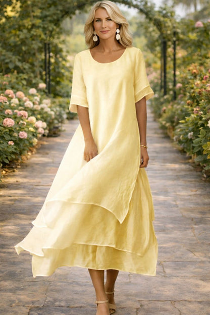 Aria | Fluid Tiered Maxi Dress
