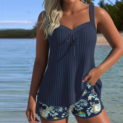 Solea | Short Striped Tankini