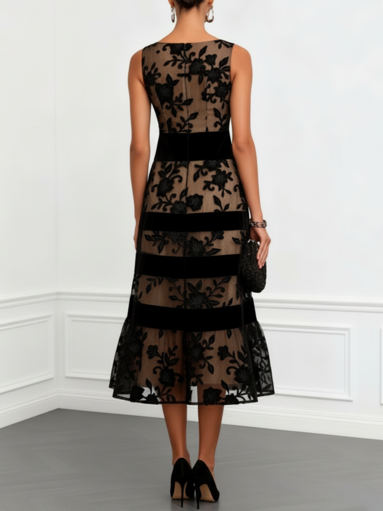 Grace | Elegant Lace Midi Dress