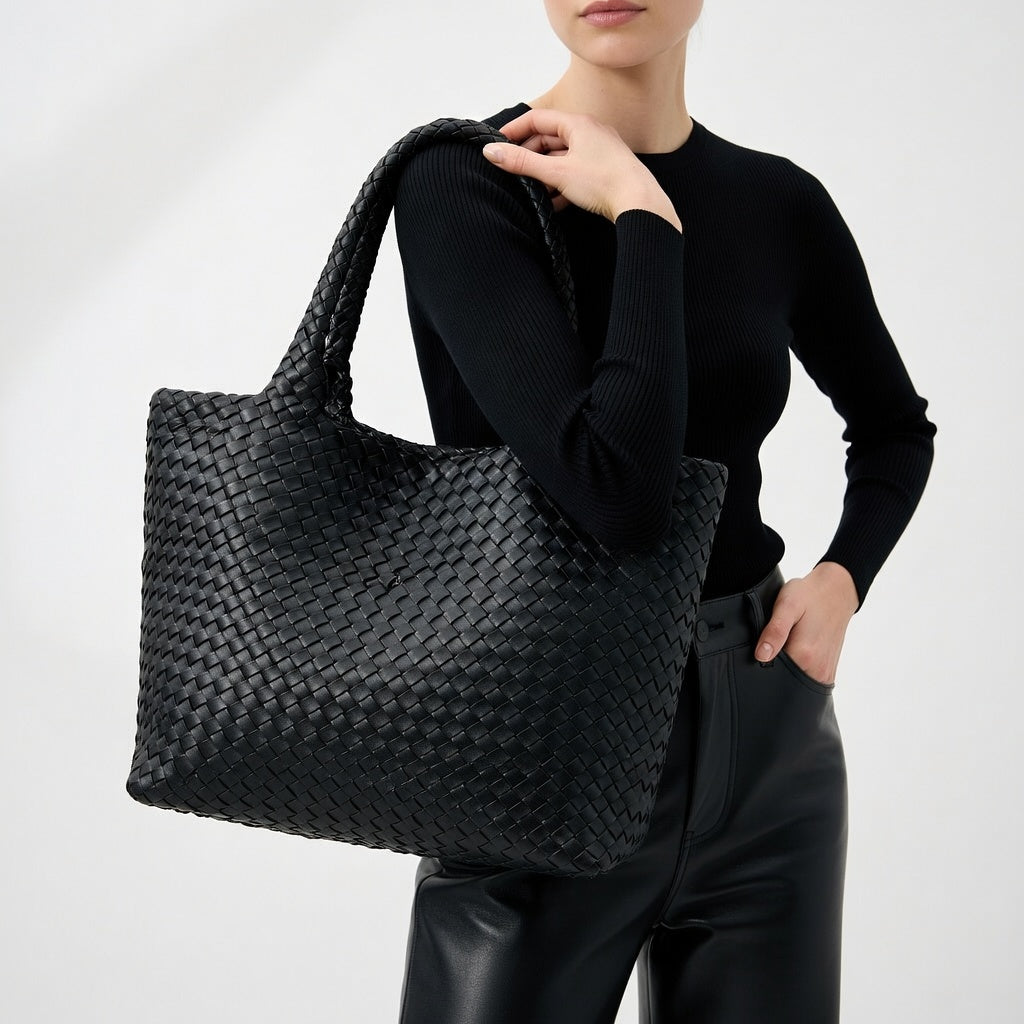Melissa | Elegant Woven Tote Bag