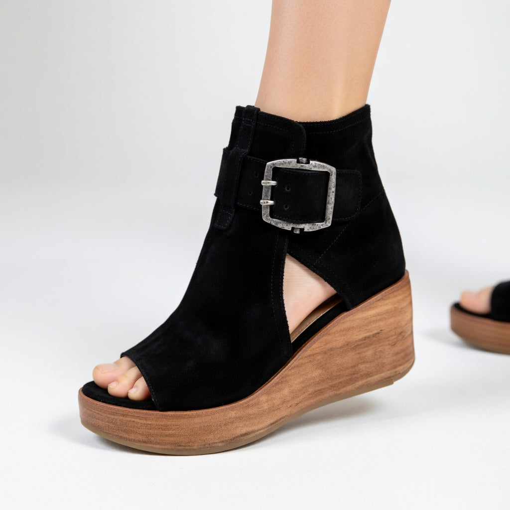Christina | Modern Open-toe Ankle Boots