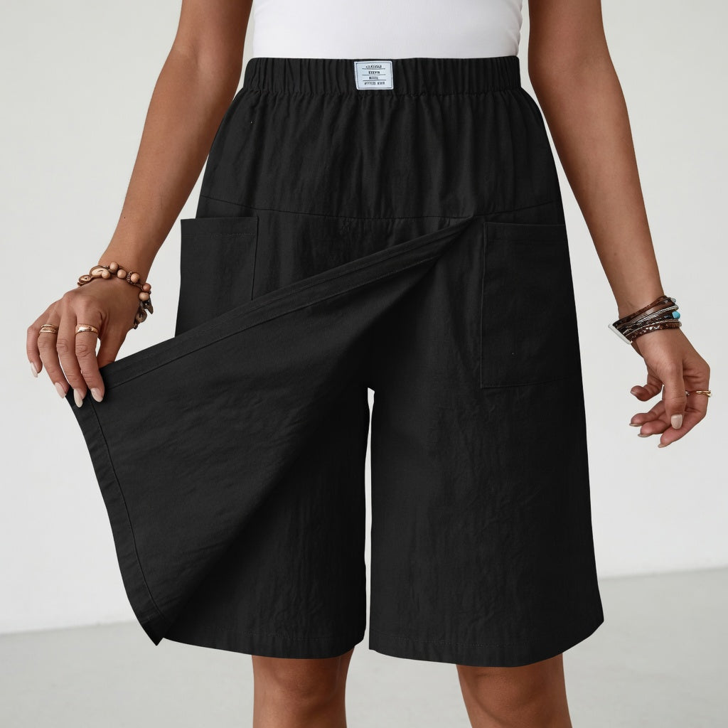Zarela | Casual Elastic-Waist Skort