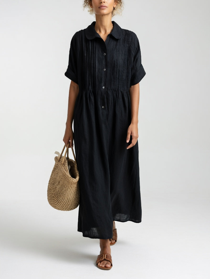Amber | Flowy Summer Shirt Dress