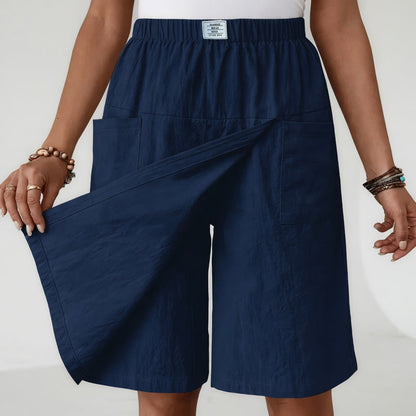 Zarela | Casual Elastic-Waist Skort
