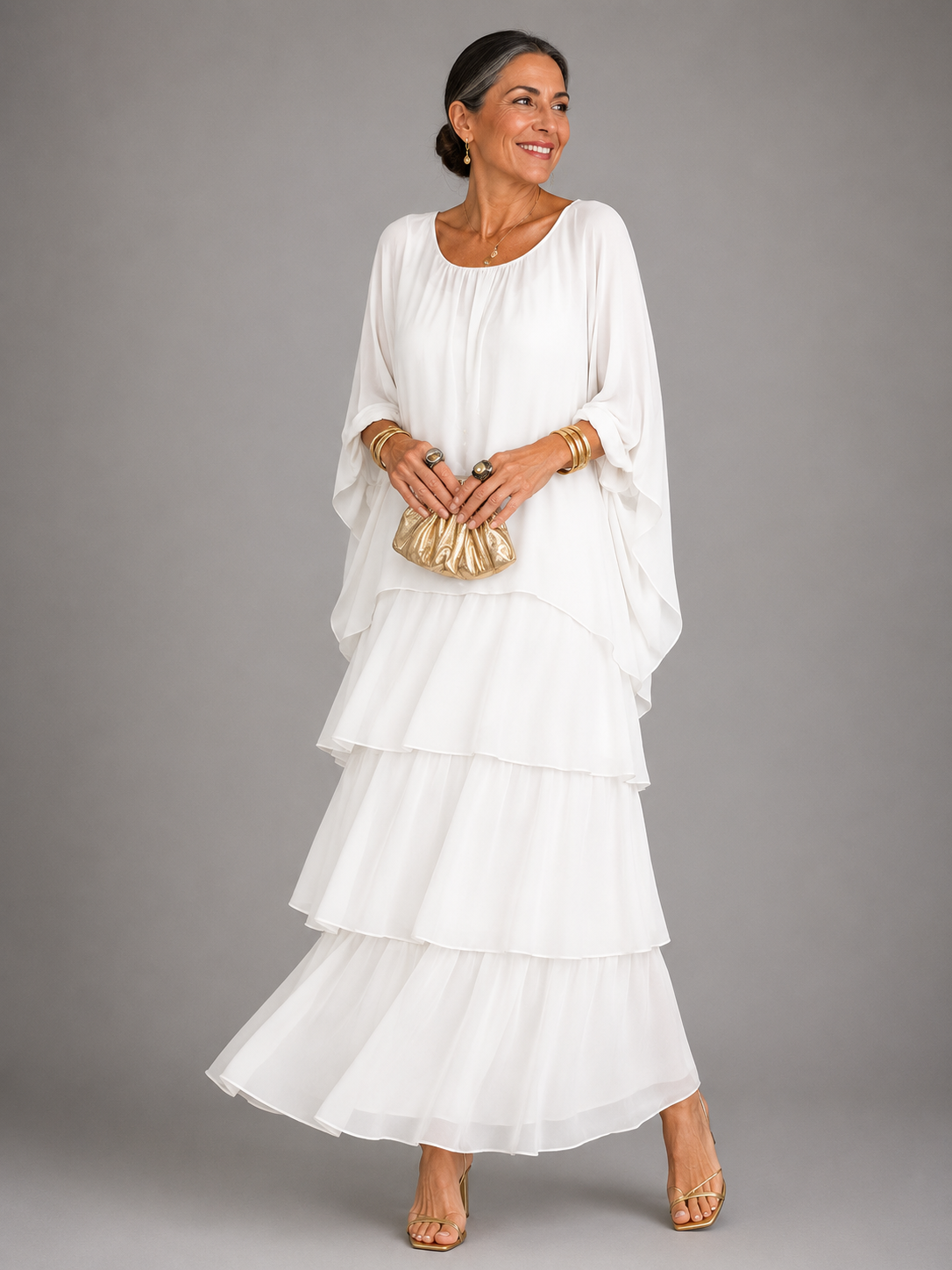 Amelia | Graceful Pleated Maxi Dress