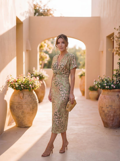 Eleanor | Formal Elegant Midi Dress