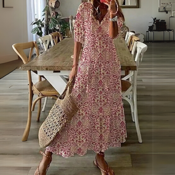 Paisley™  | Chic Boho Midi Dress