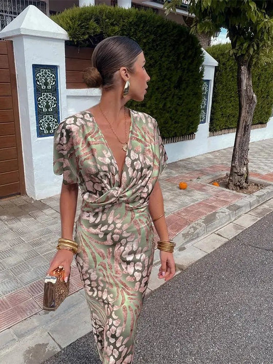 Cassandra | Elegant Party Midi Dress
