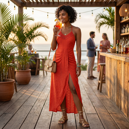 Beatrice | Flowy Maxi Wrap Dress