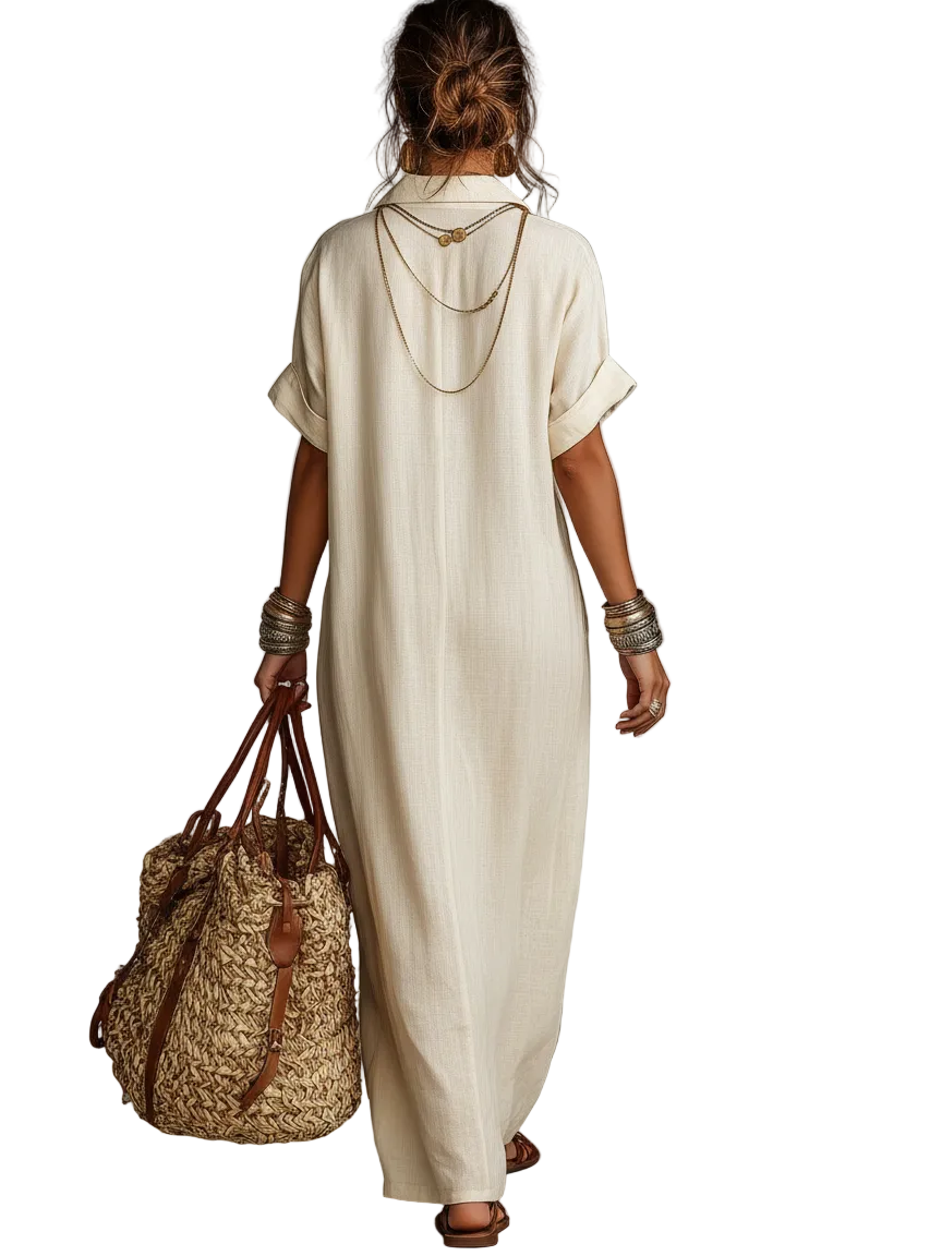 Sabrina | Embroidered Maxi Dress
