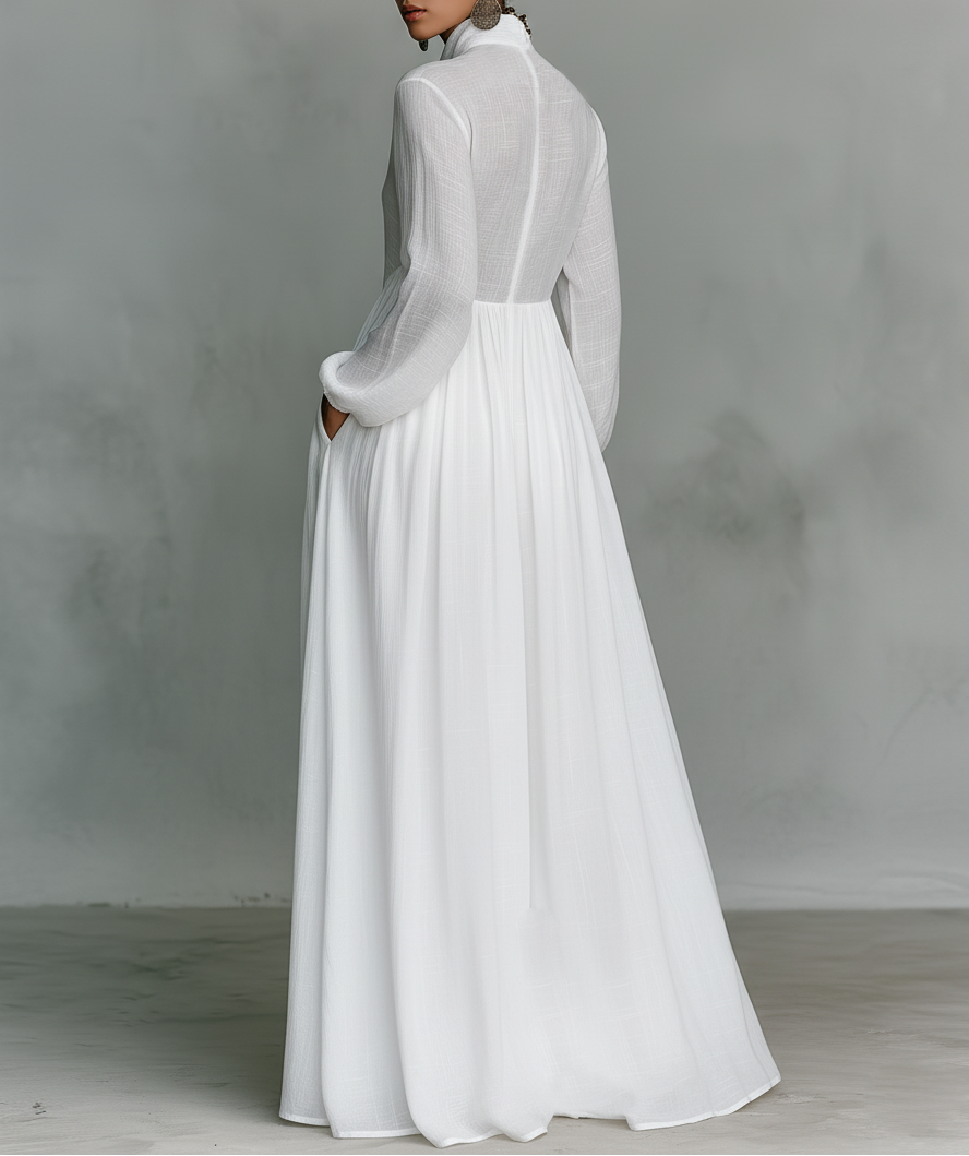 Serena | Button-Front Maxi Dress