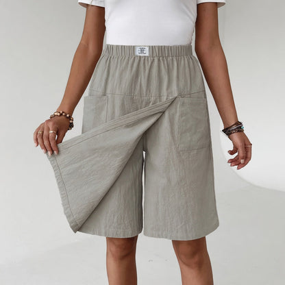 Zarela | Casual Elastic-Waist Skort