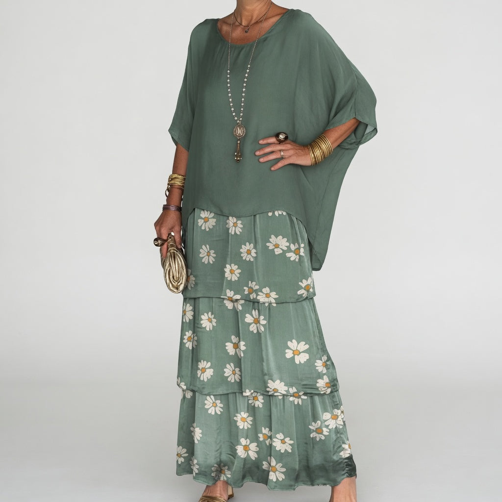Illyra | Casual Flowy maxi dress
