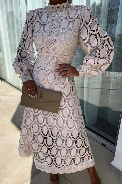 Eloah™ | Lace Midi Dress