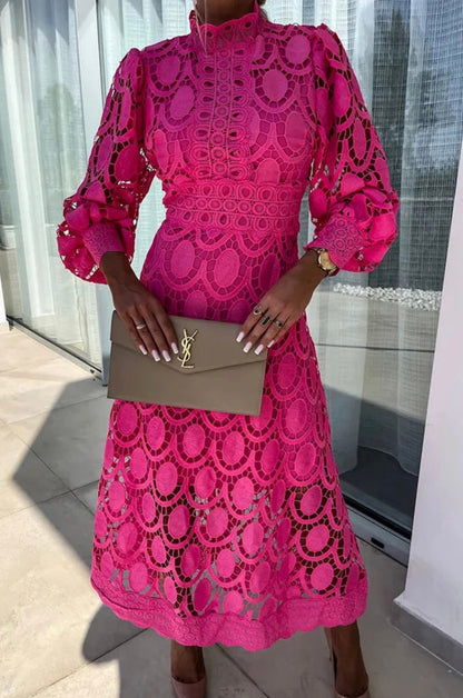 Eloah™ | Lace Midi Dress