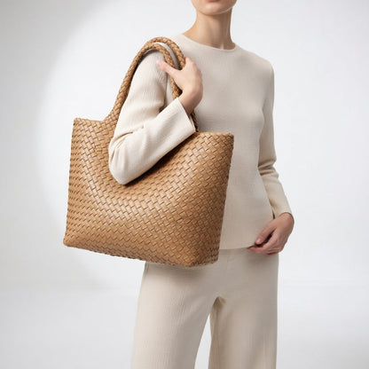 Melissa | Elegant Woven Tote Bag