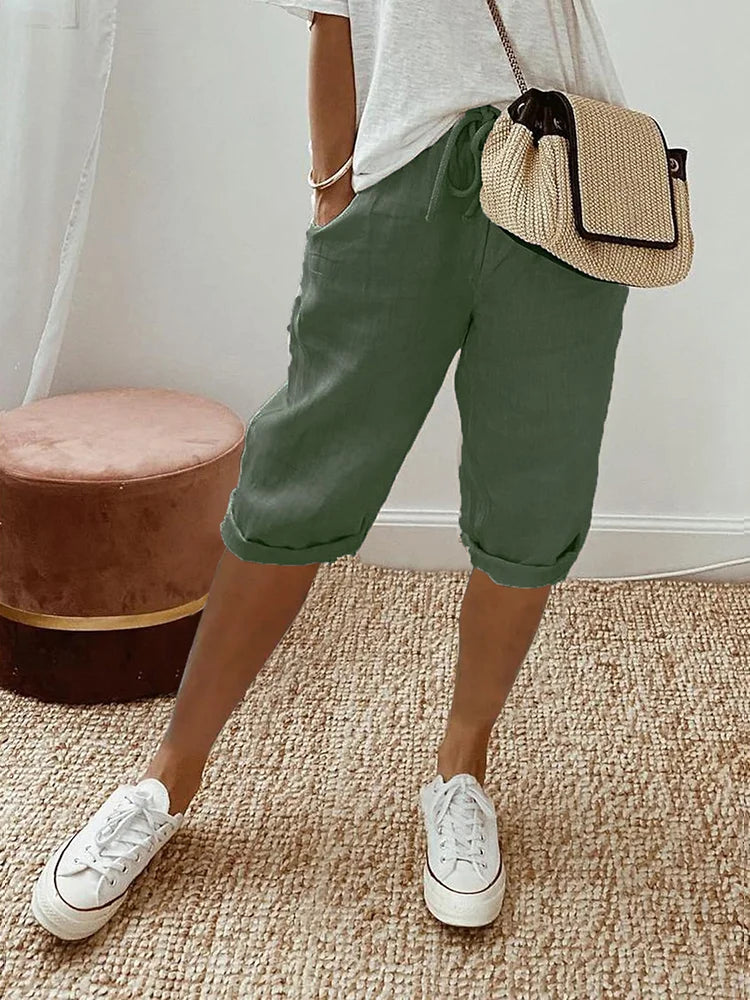 Oriana | Casual Linen Women's Shorts