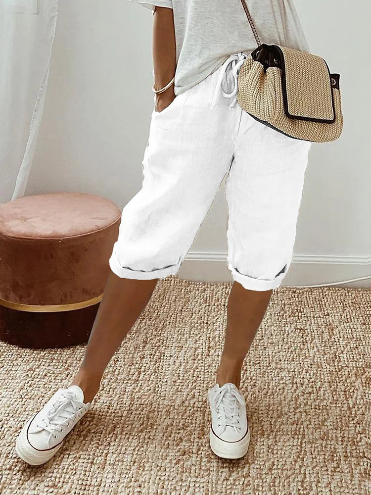Oriana | Casual Linen Women's Shorts