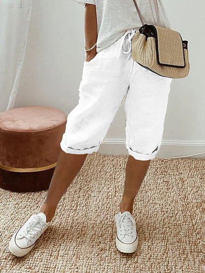 Oriana | Casual Linen Women's Shorts