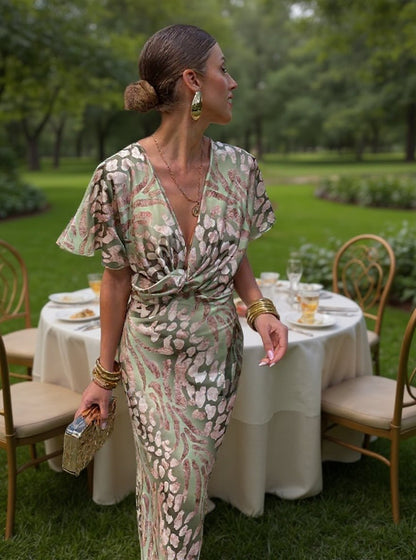 Cassandra | Elegant Party Midi Dress
